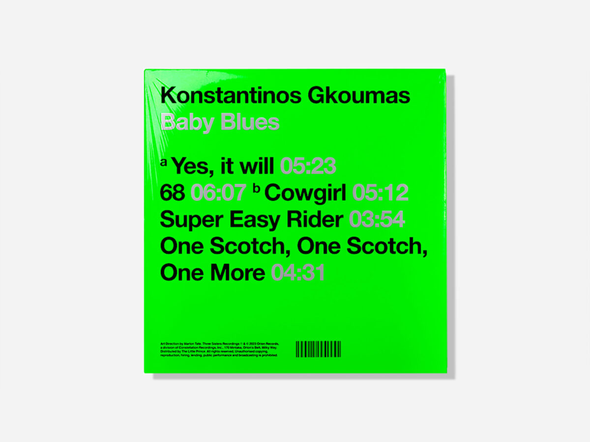 Baby Blues Konstantinos Gkoumas album cover
