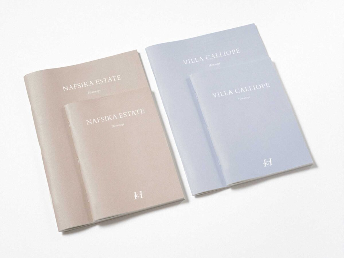 Hommage Santorini Branding